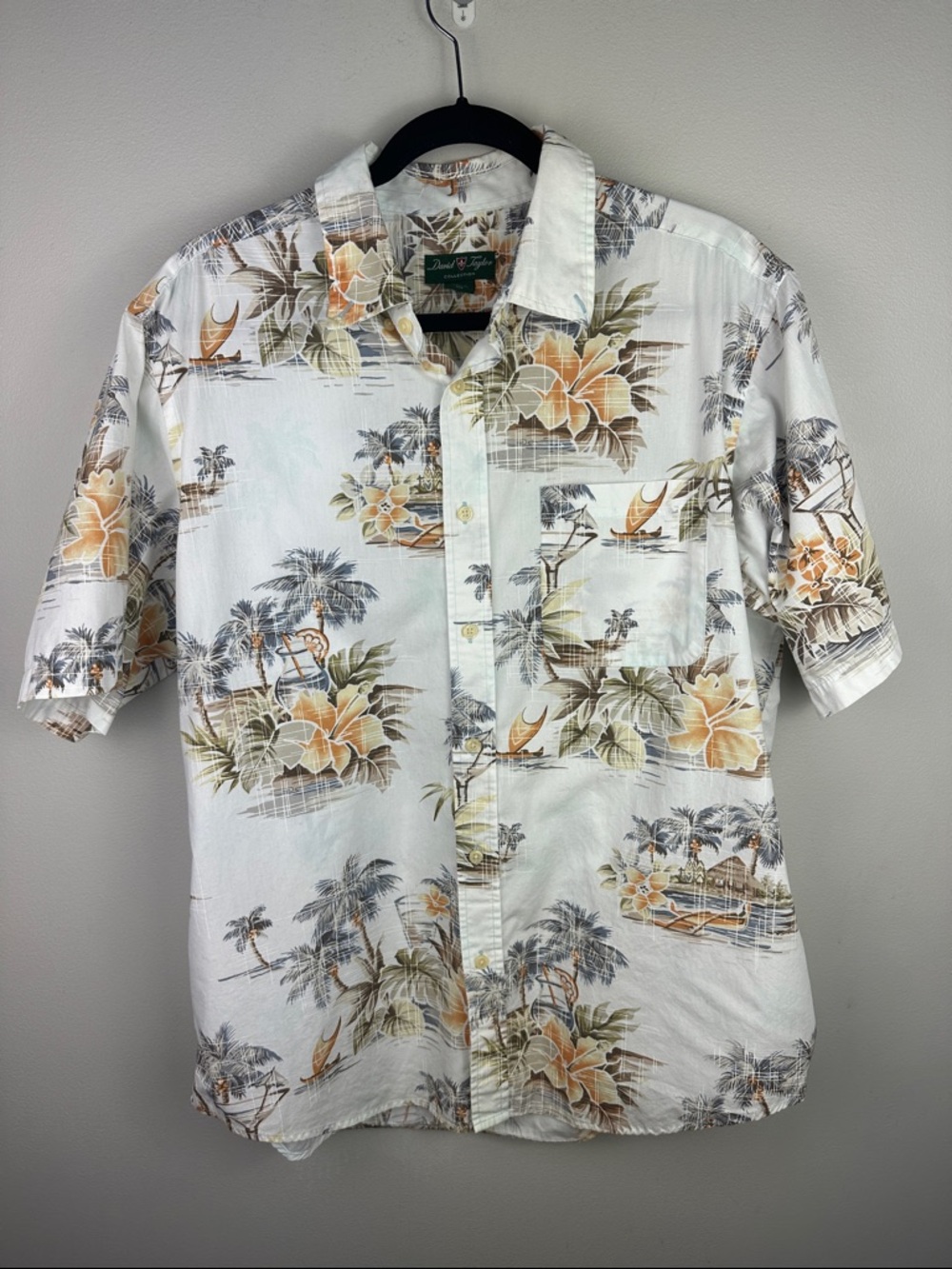 Vintage David Taylor Hawaiian Camp Shirt